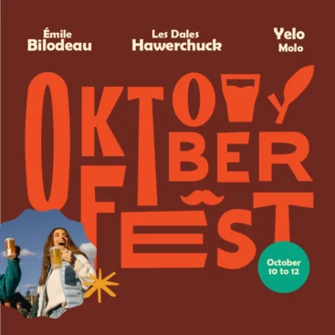 Oktoberfest Weekend at Bromont, Montagne d'experiences: enjoy beer and cider tastings, live entertainment, family activities, and stunning fall scenery.