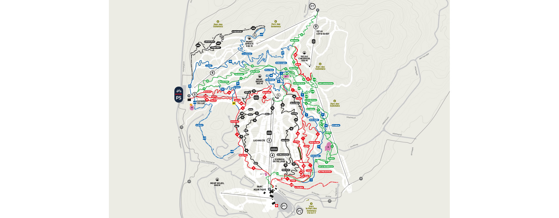 Carte des pistes vélo