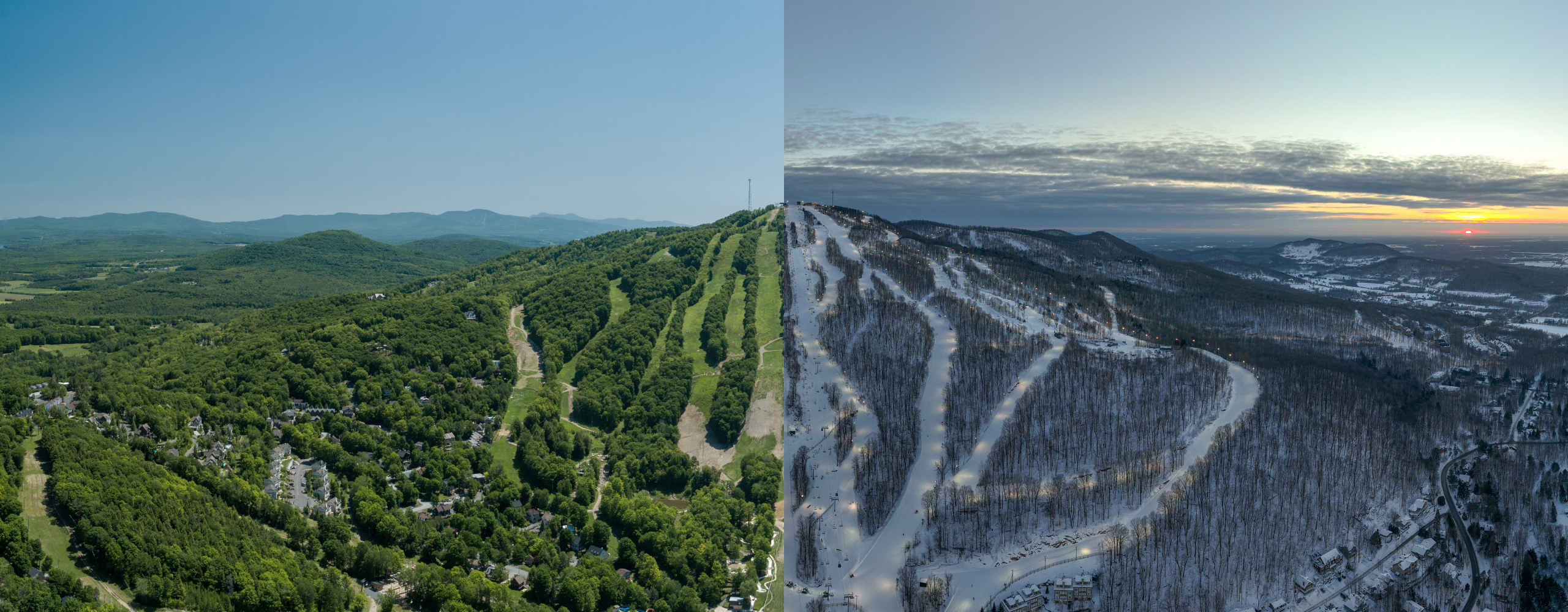 montagne été hiver
