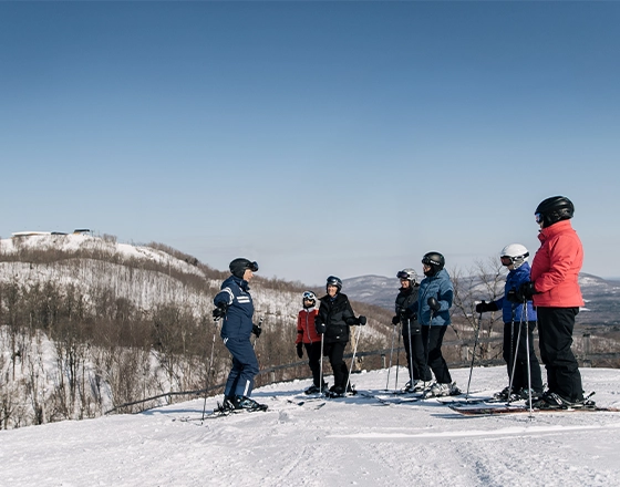 École ski cours groupe adulte