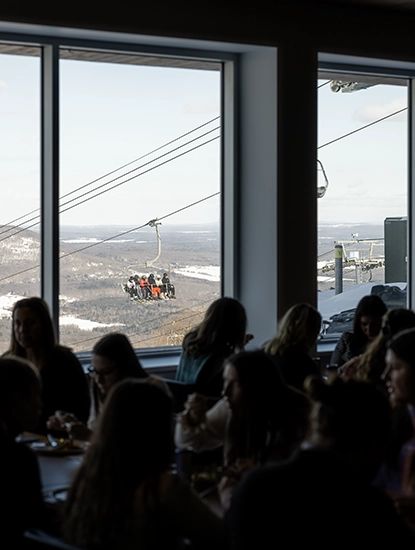 vue du chalet du sommet