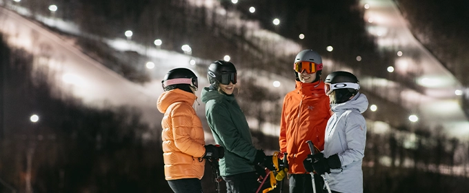 billet ski débutant soir
