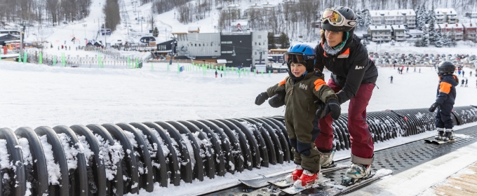 Billet ski Pente-école