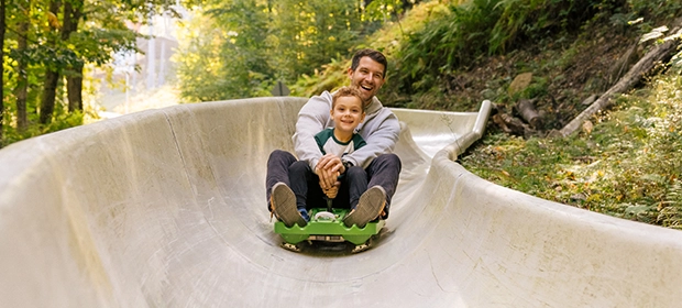 Mountain activities Bromont alpine slide