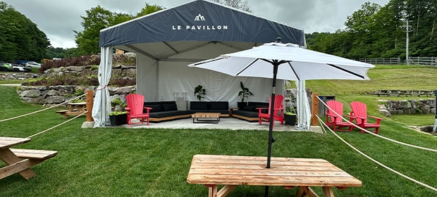 Private space water park Bromont