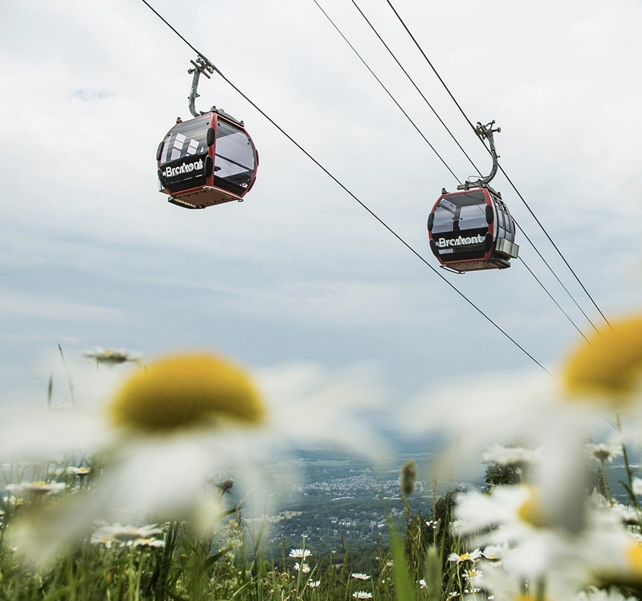 gondola ride Bromont