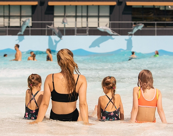 water park slide bromont eastern township family activity