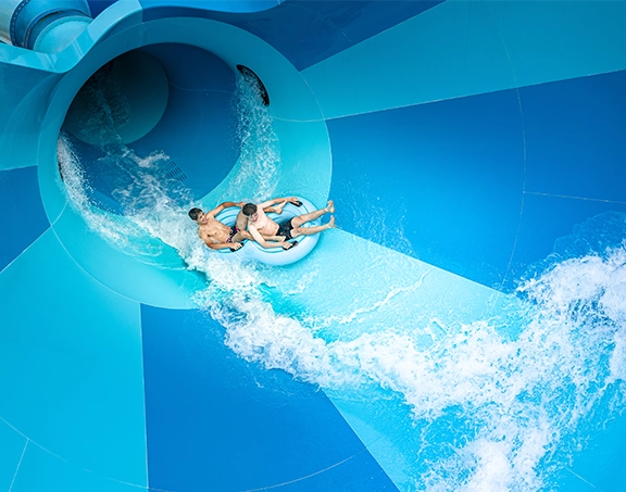 water park slide bromont eastern township family activity