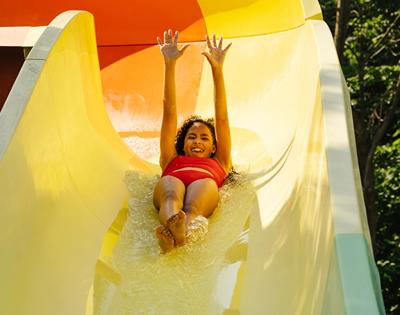 water park slide bromont eastern township family activity